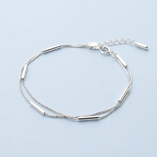 Katy - Armband med dubbla kedjor i minimalistisk stil