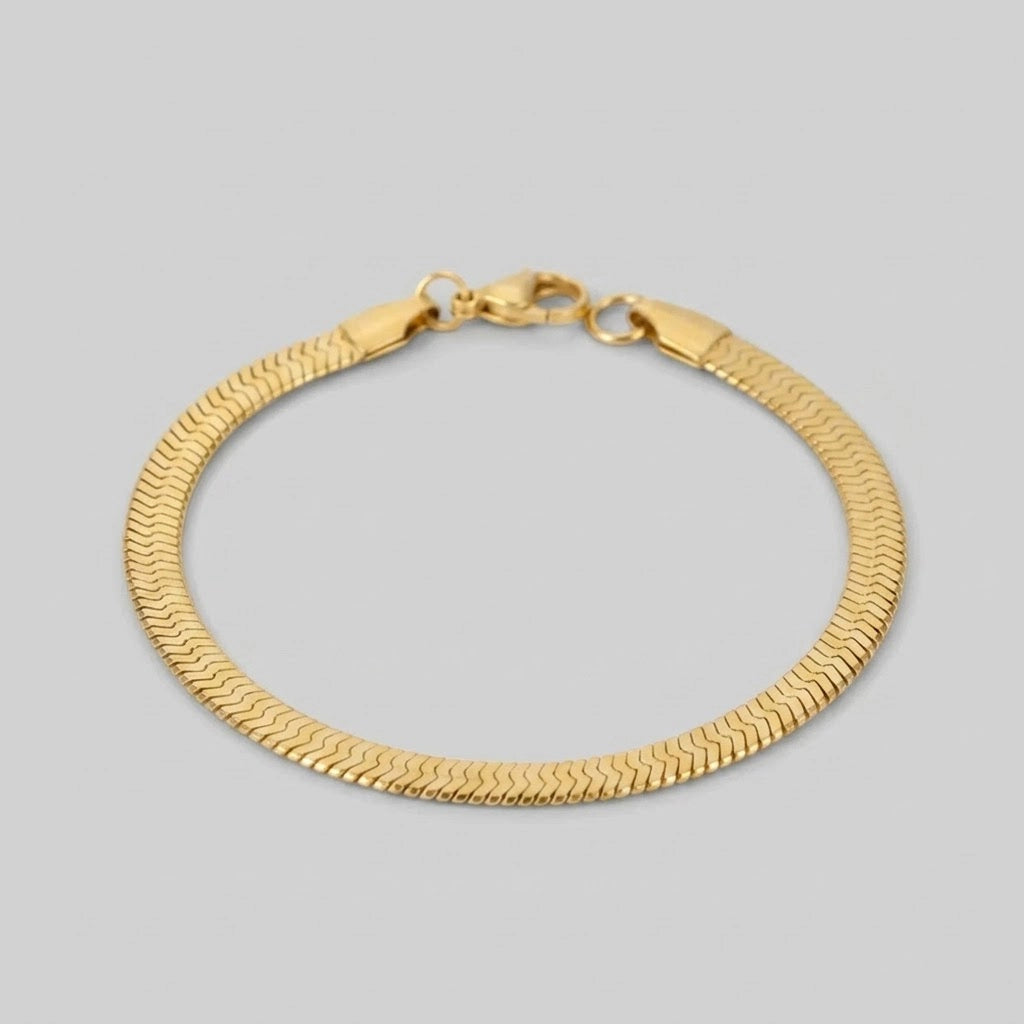 Lindy - Armband i ormbenskedja