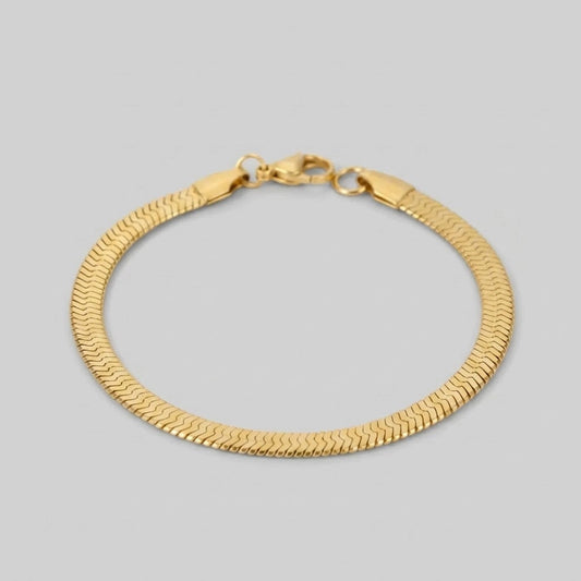 Lindy - Armband i ormbenskedja