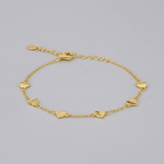 Lover's Link - Armband med hjärtformade detaljer