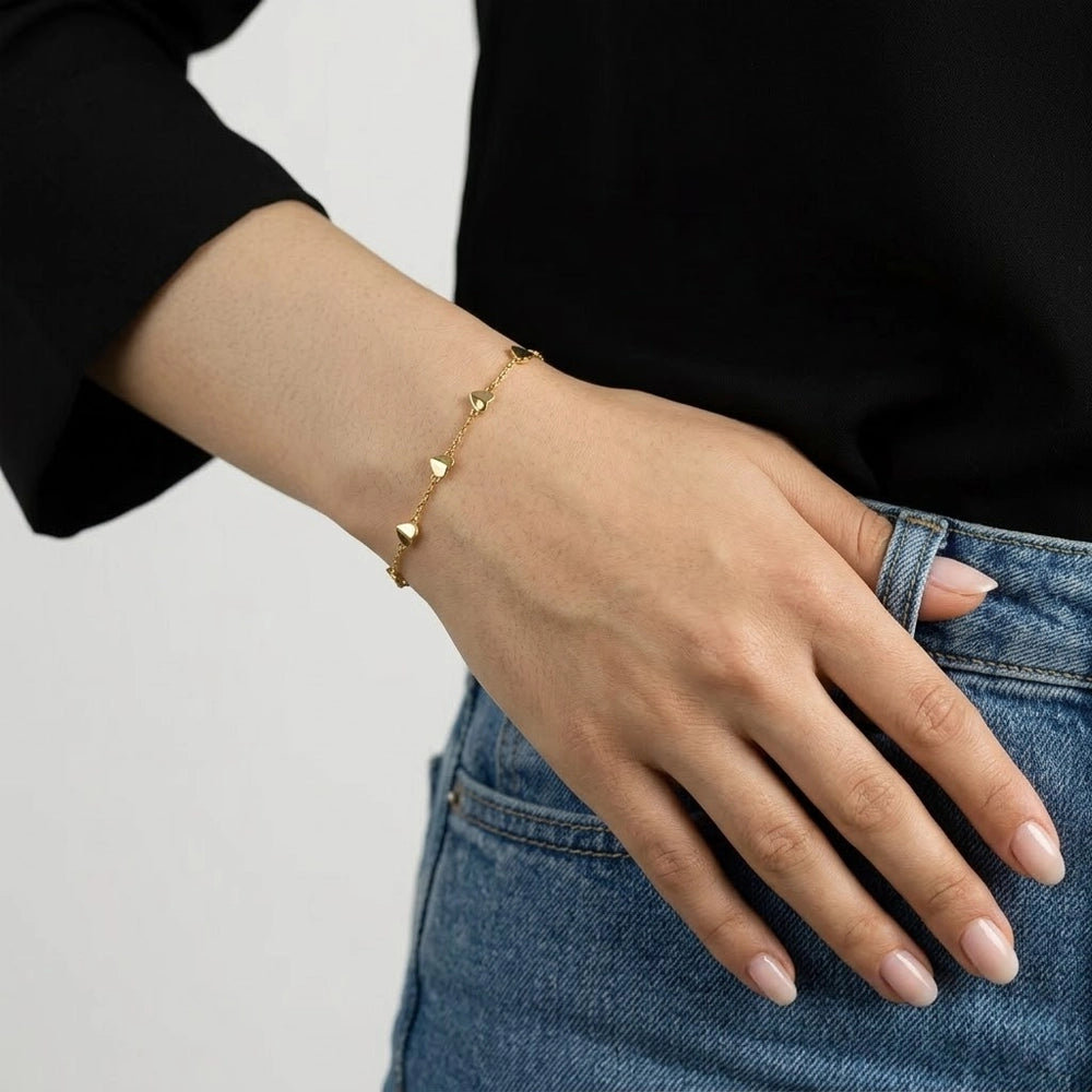 Lover's Link - Armband med hjärtformade detaljer