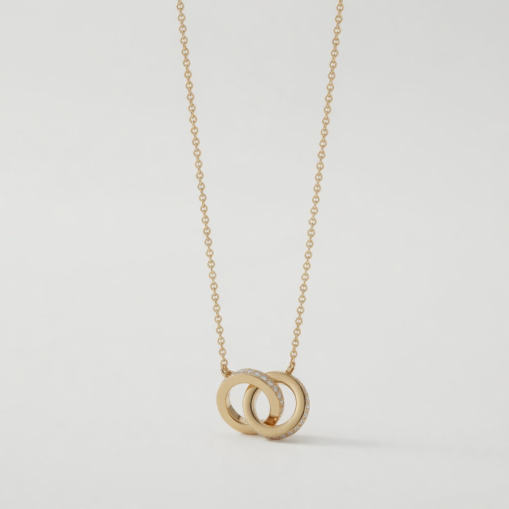 Ada - Halsband med sammanlänkade cirklar