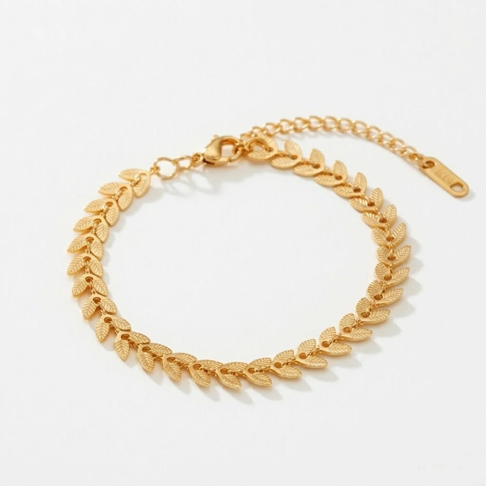 Madeline - Armband med sammanlänkade löv