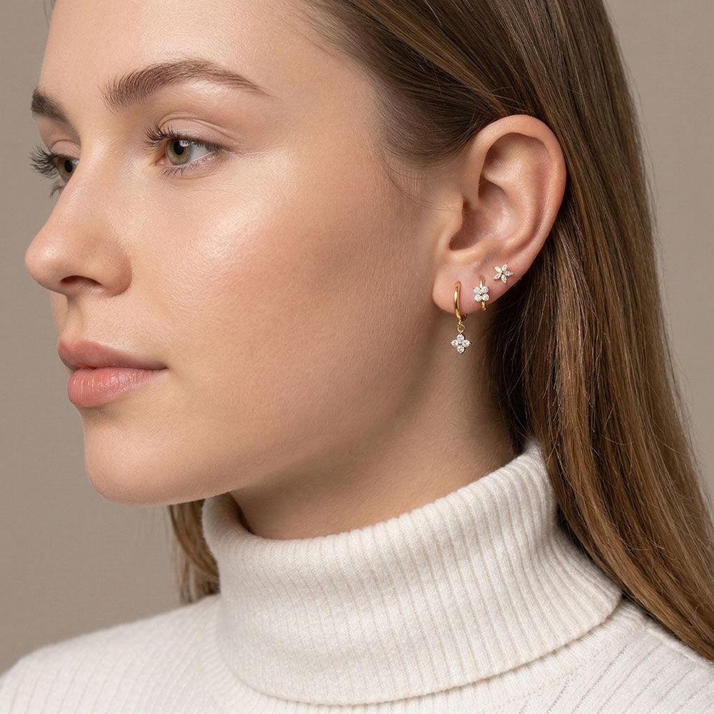 Malva - Hoops med blommotiv