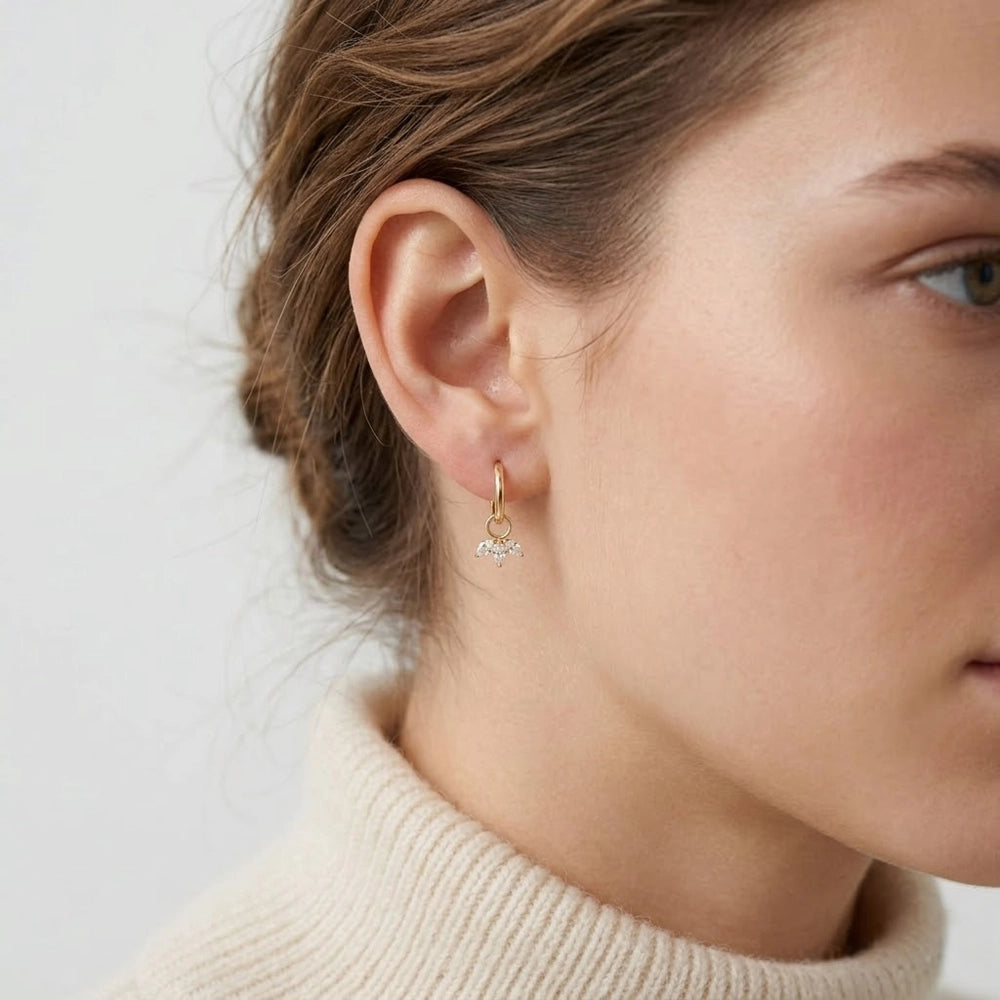 Nadine – Hoops med hängande dekoration