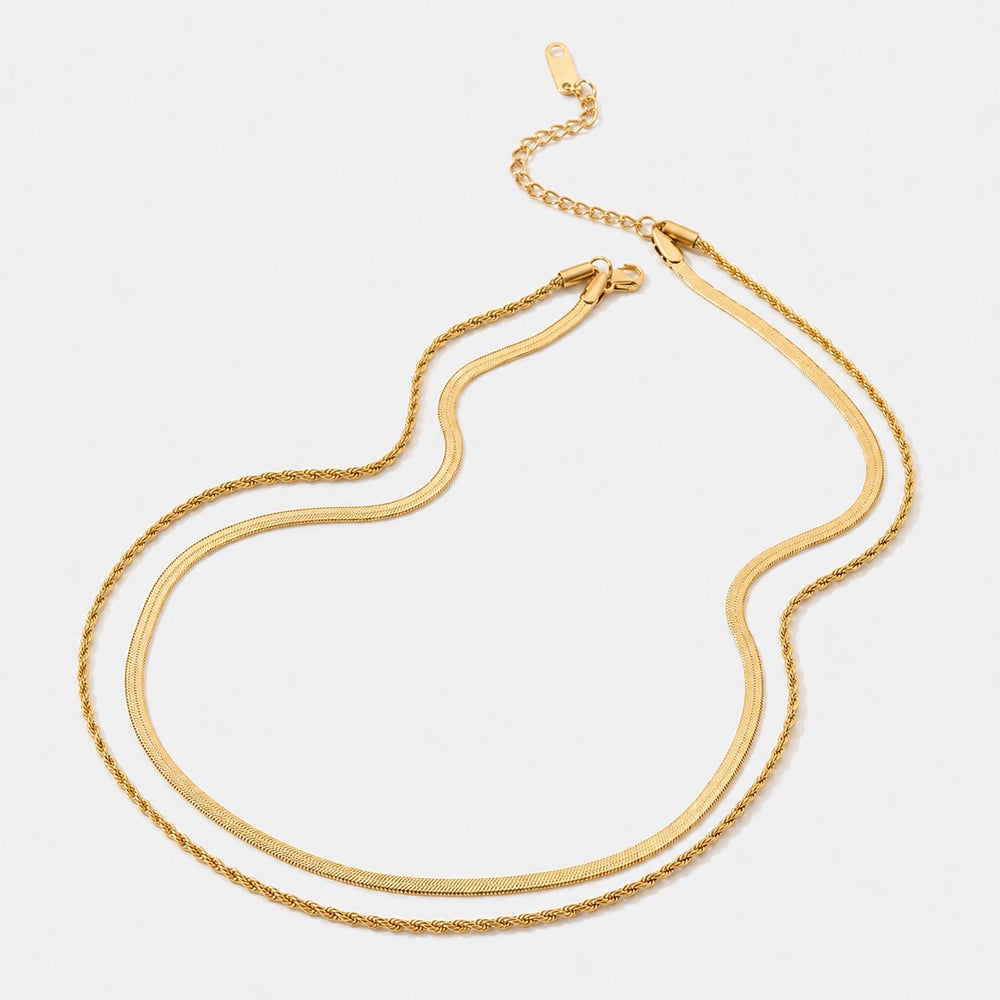 Naomi - Halsband med dubbla kedjor