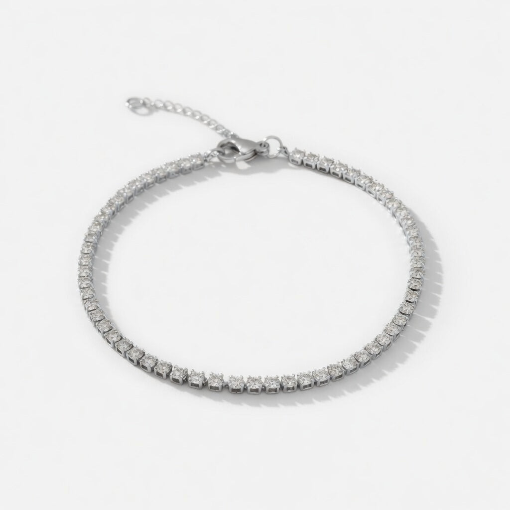Inez - Tennisarmband med stenar