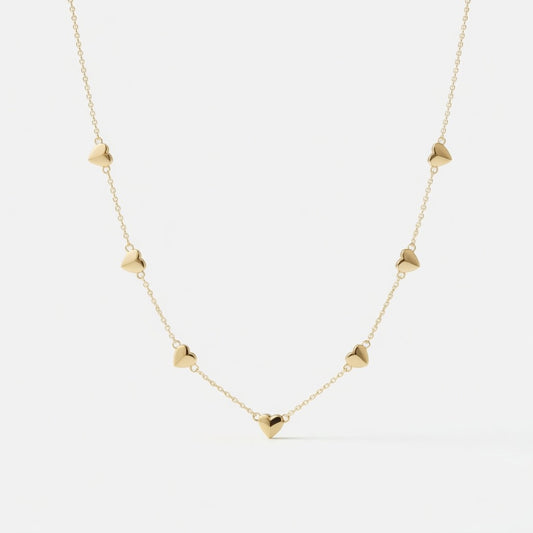 Lover's Link - Halsband med hjärtformade detaljer