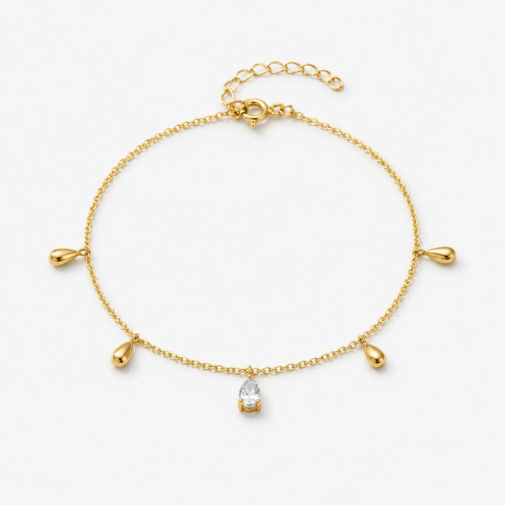 Signy – Armband med droppar och kristalldetalj