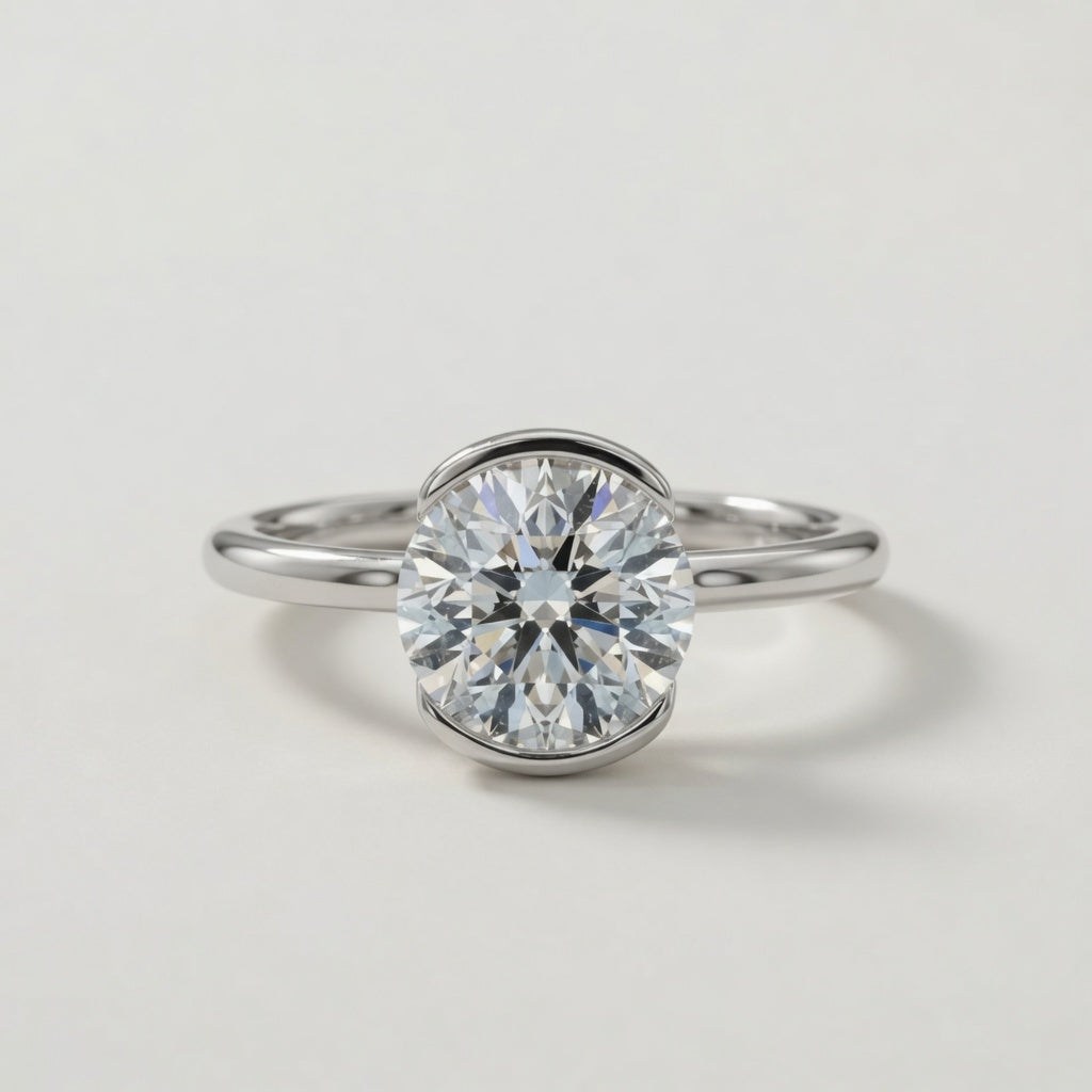 Imperial - Ring med moissaniteinfattning