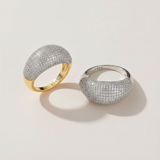 Valkyria – Ring med glittrande pavéfinish