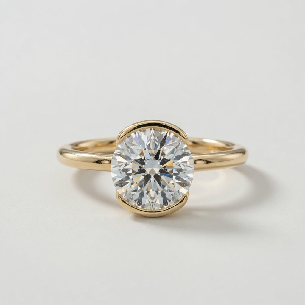 Imperial - Ring med moissaniteinfattning