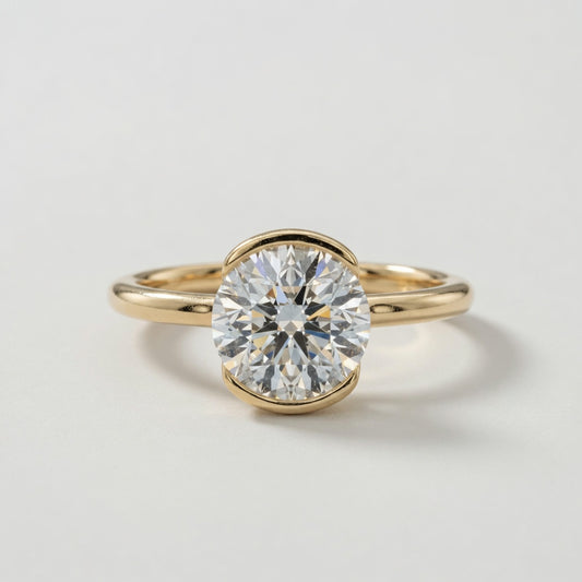 Imperial - Ring med moissaniteinfattning