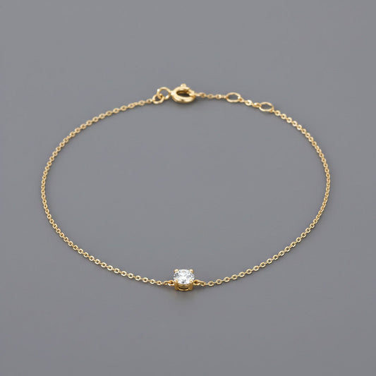 Wilma - Armband med liten sten