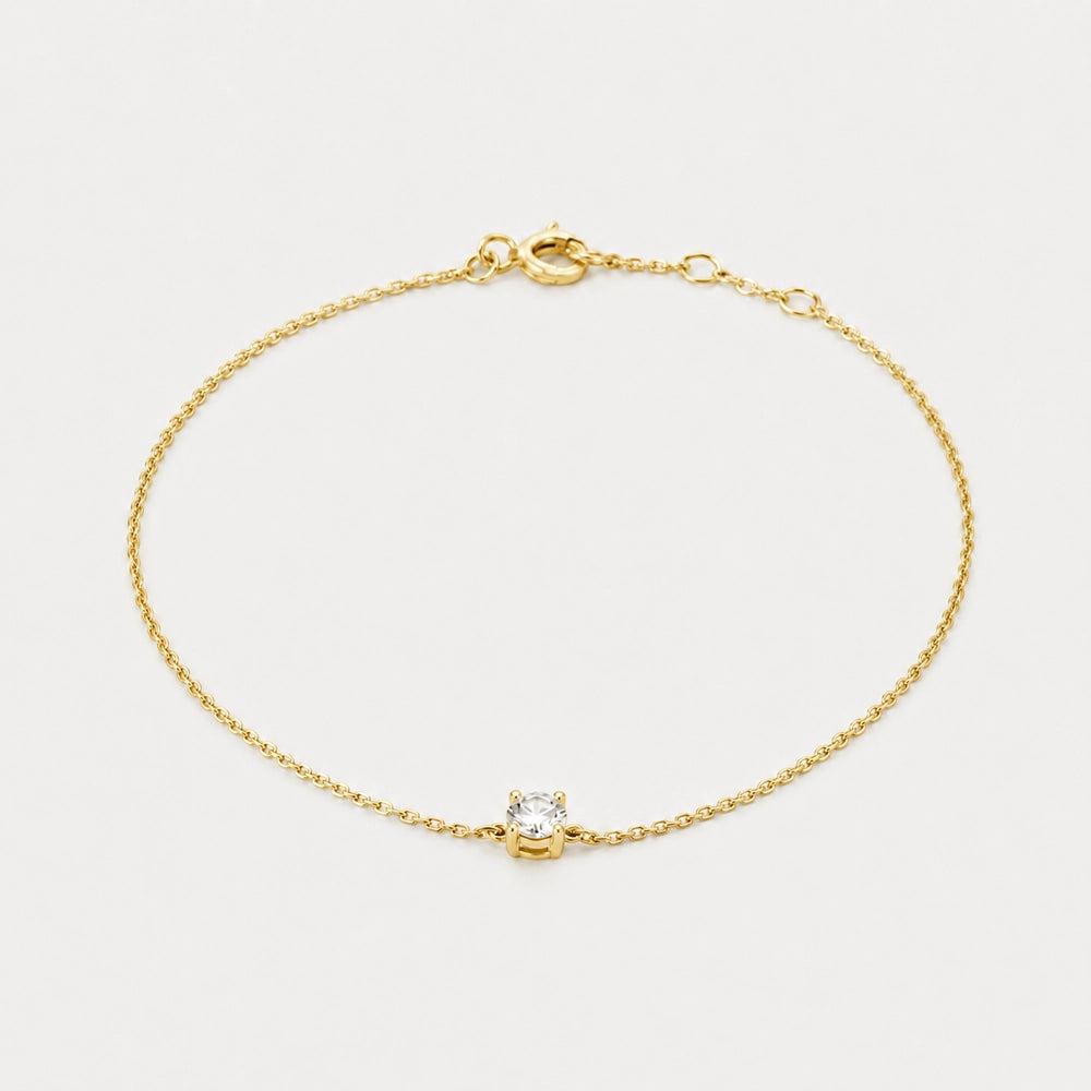 Wilma - Armband med liten sten