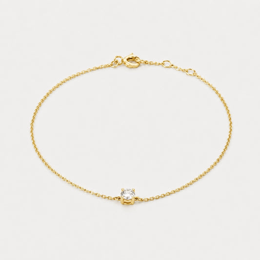 Wilma - Armband med liten sten
