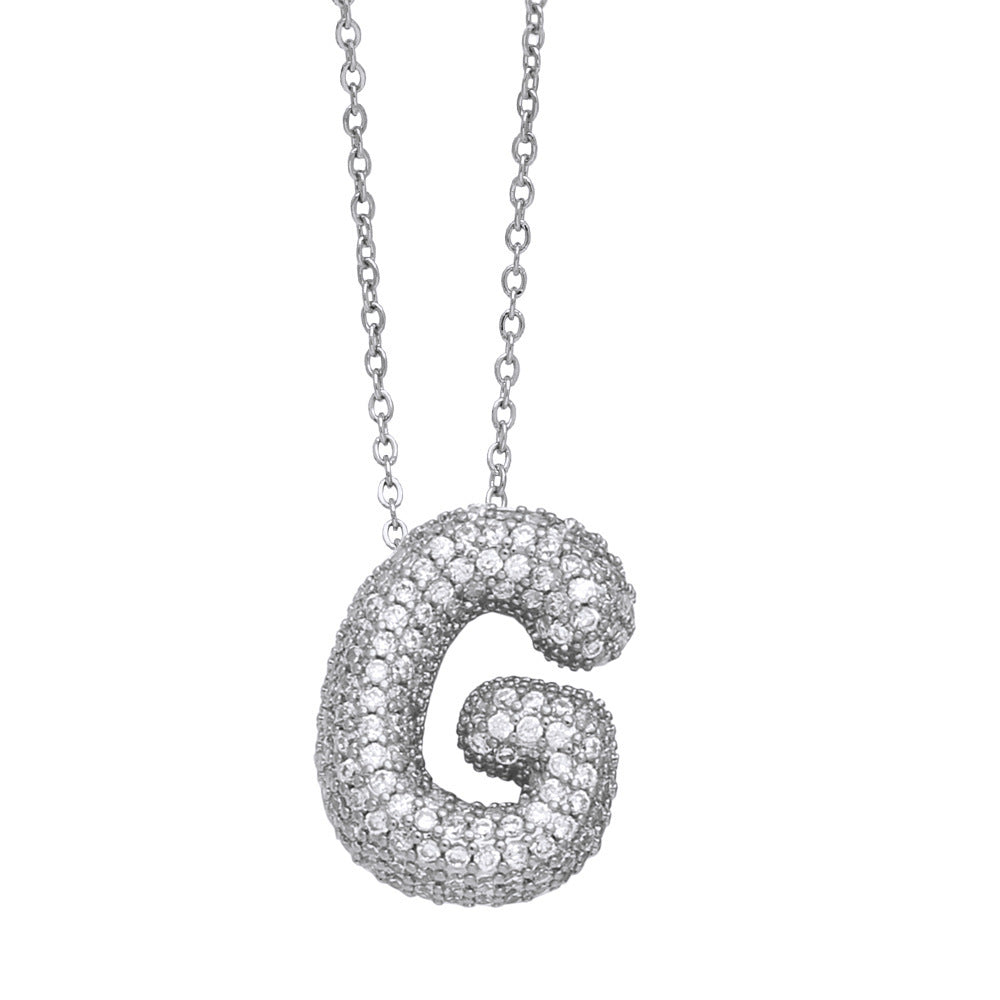 Luxe Initials - Halsband med chunky bokstavsdesign