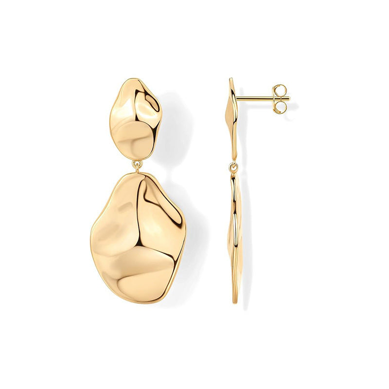 Sculpture Drop – Eleganta statementörhängen