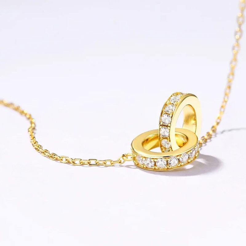 Ada - Halsband med sammanlänkade cirklar