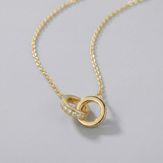 Ada - Halsband med sammanlänkade cirklar