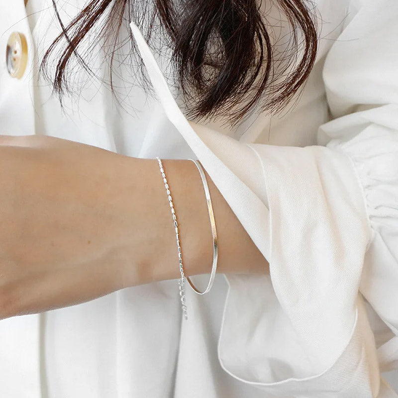 Alexandria - Armband med dubbla unika kedjor