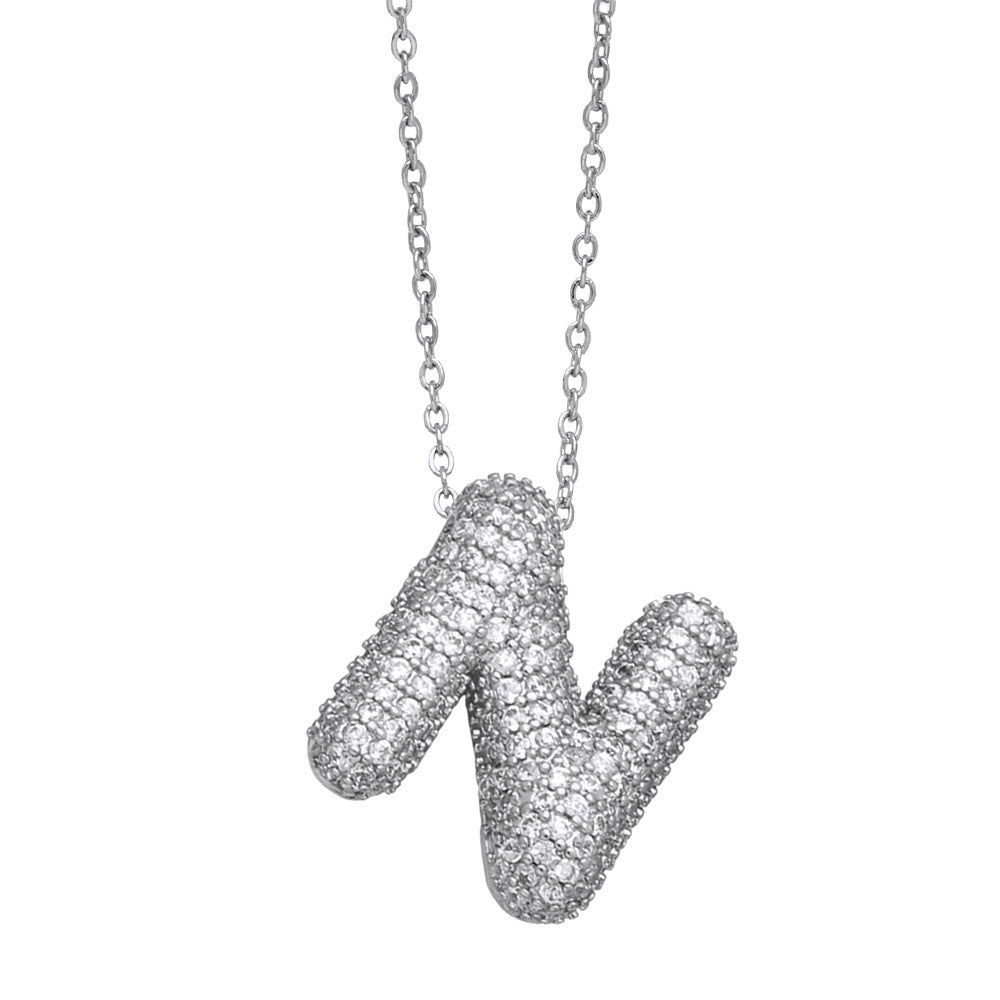 Luxe Initials - Halsband med chunky bokstavsdesign