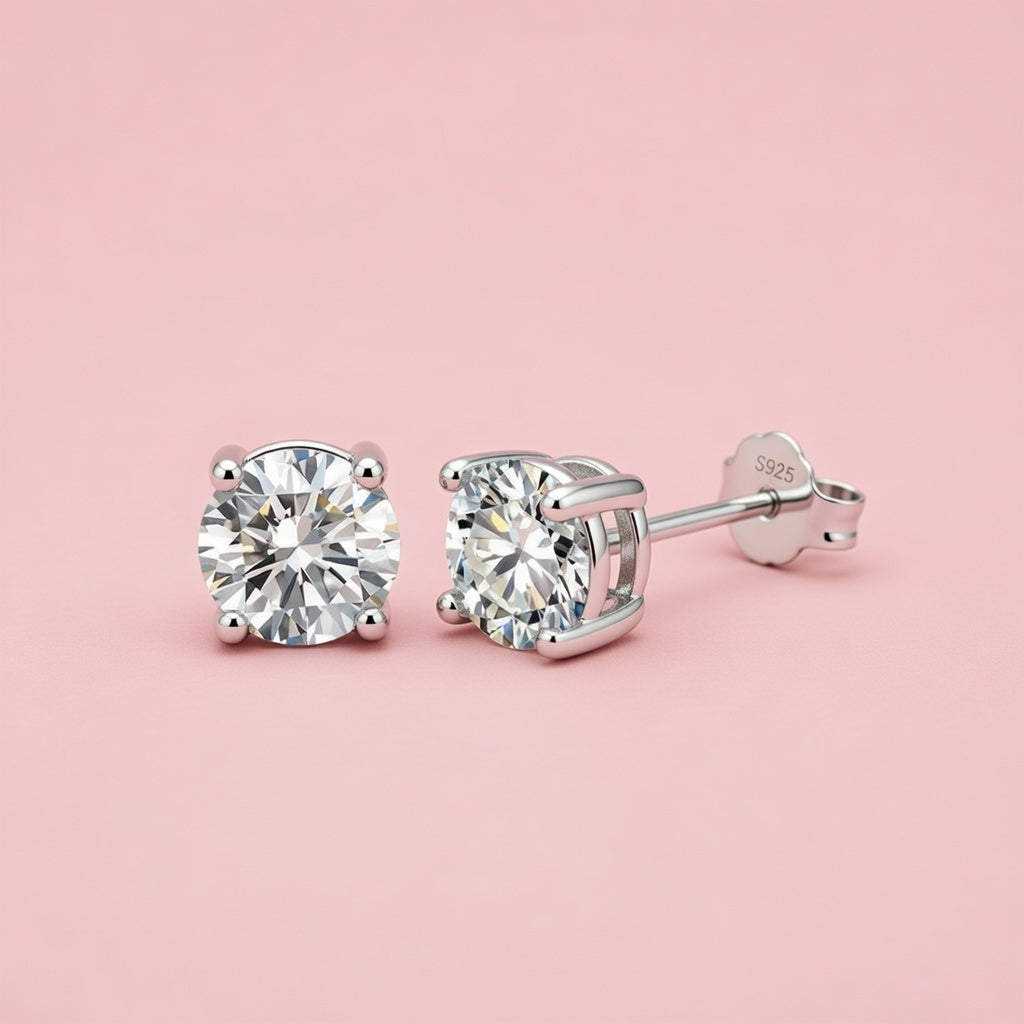 Blenda - Studs med färgglad sten