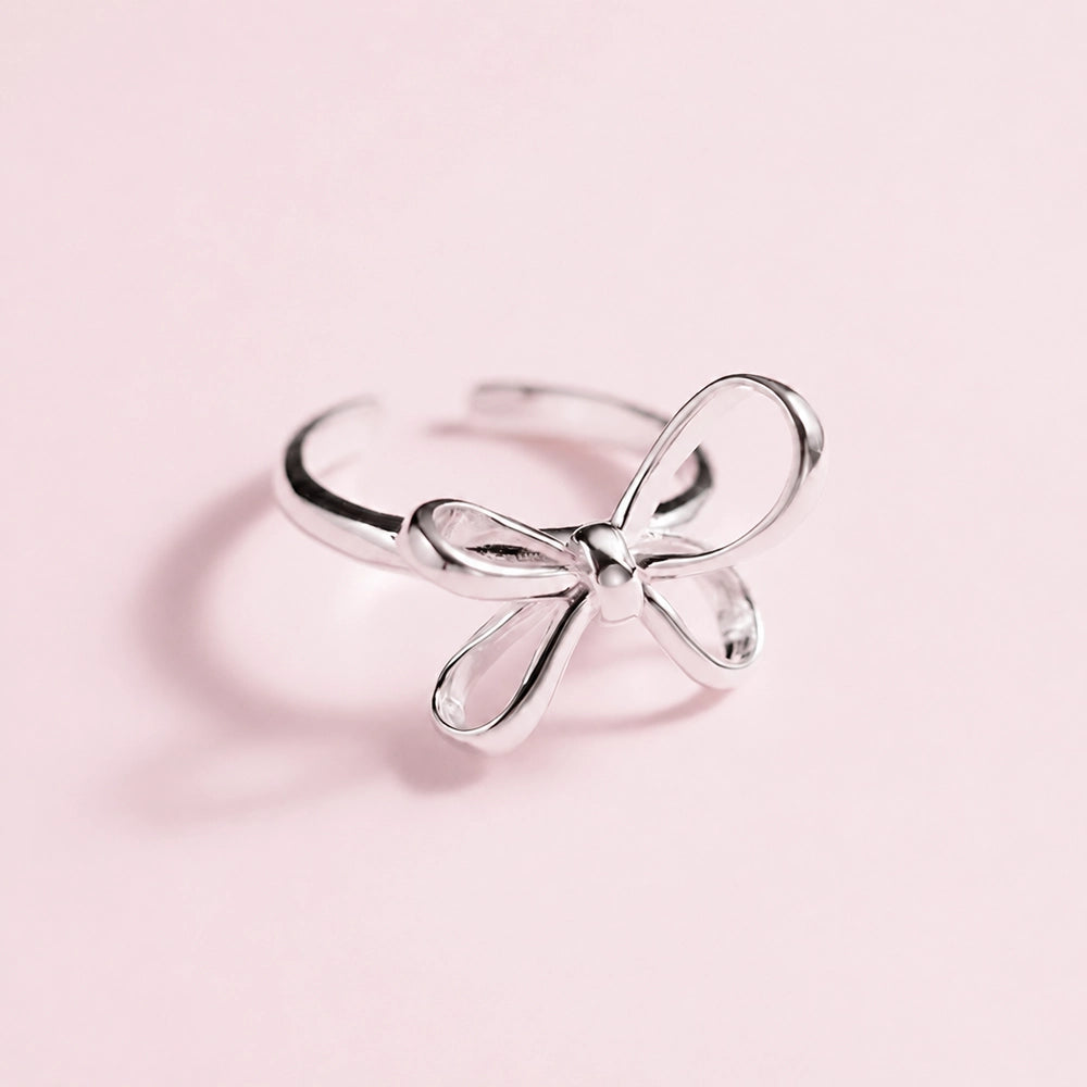 Bindy - Justerbar ring med rosett