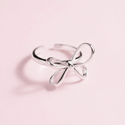 Bindy - Justerbar ring med rosett