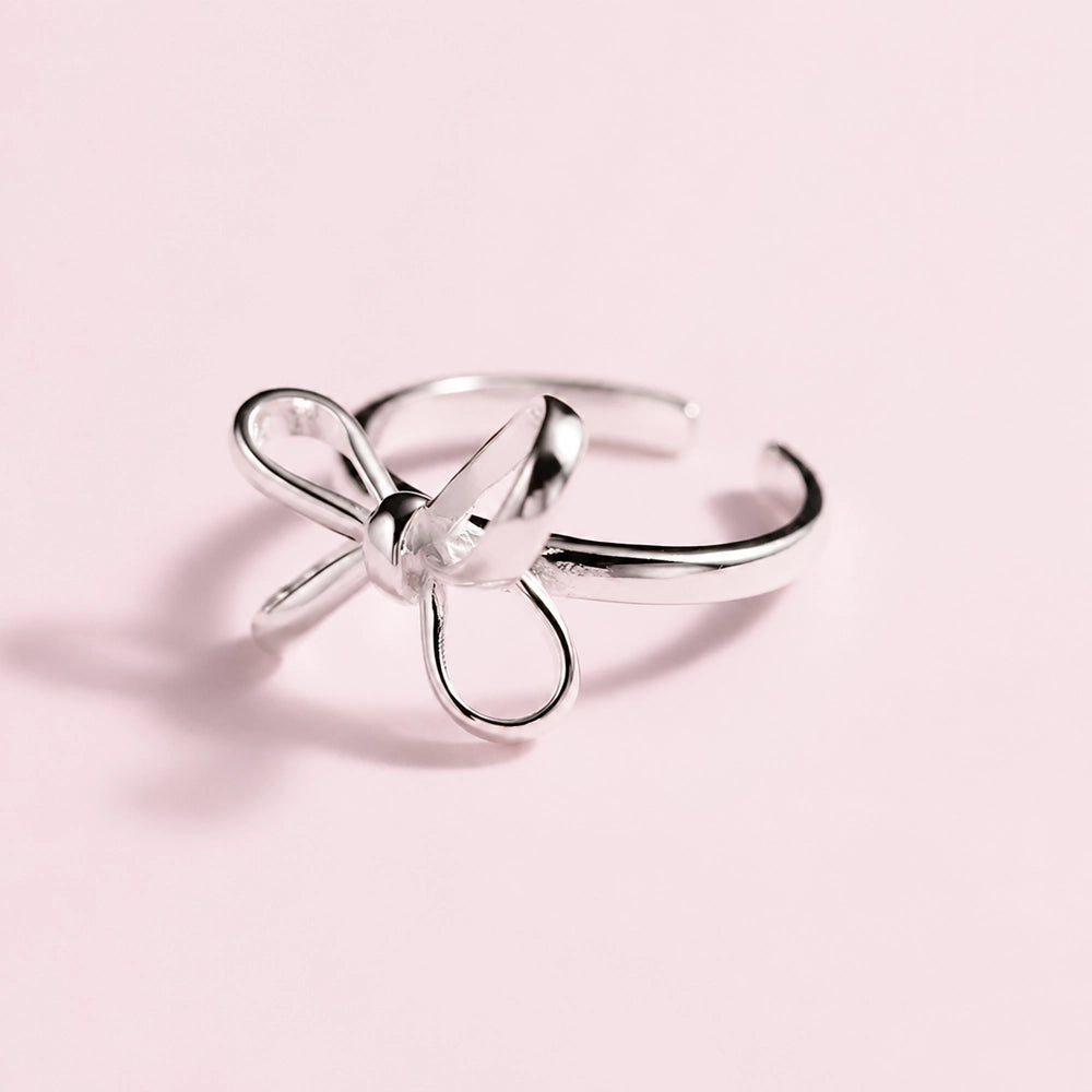 Bindy - Justerbar ring med rosett