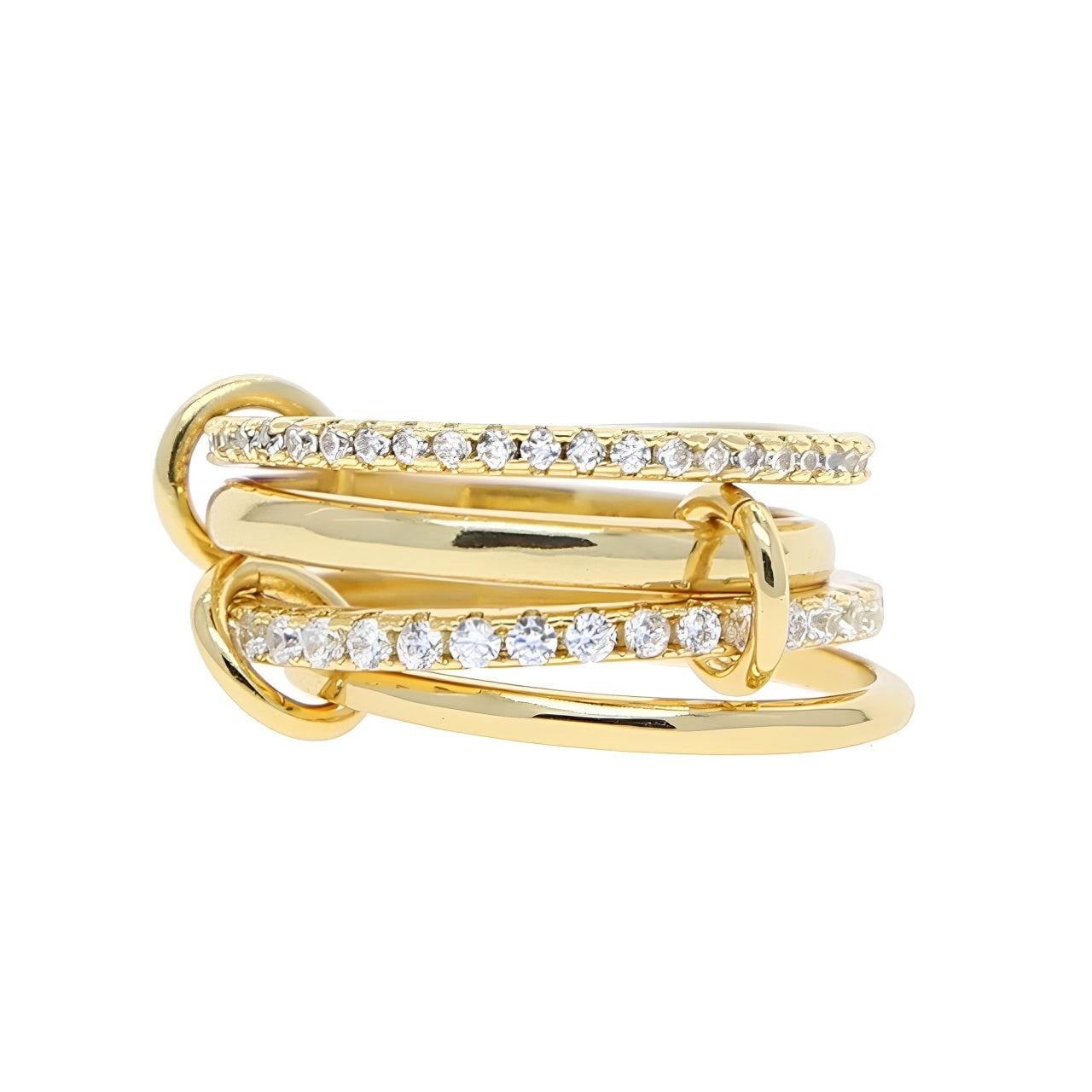 Bonded - Ring i sammanlänkad design