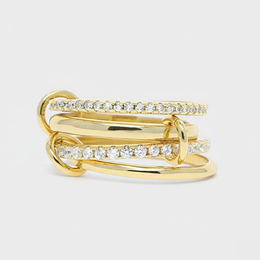 Bonded - Ring i sammanlänkad design