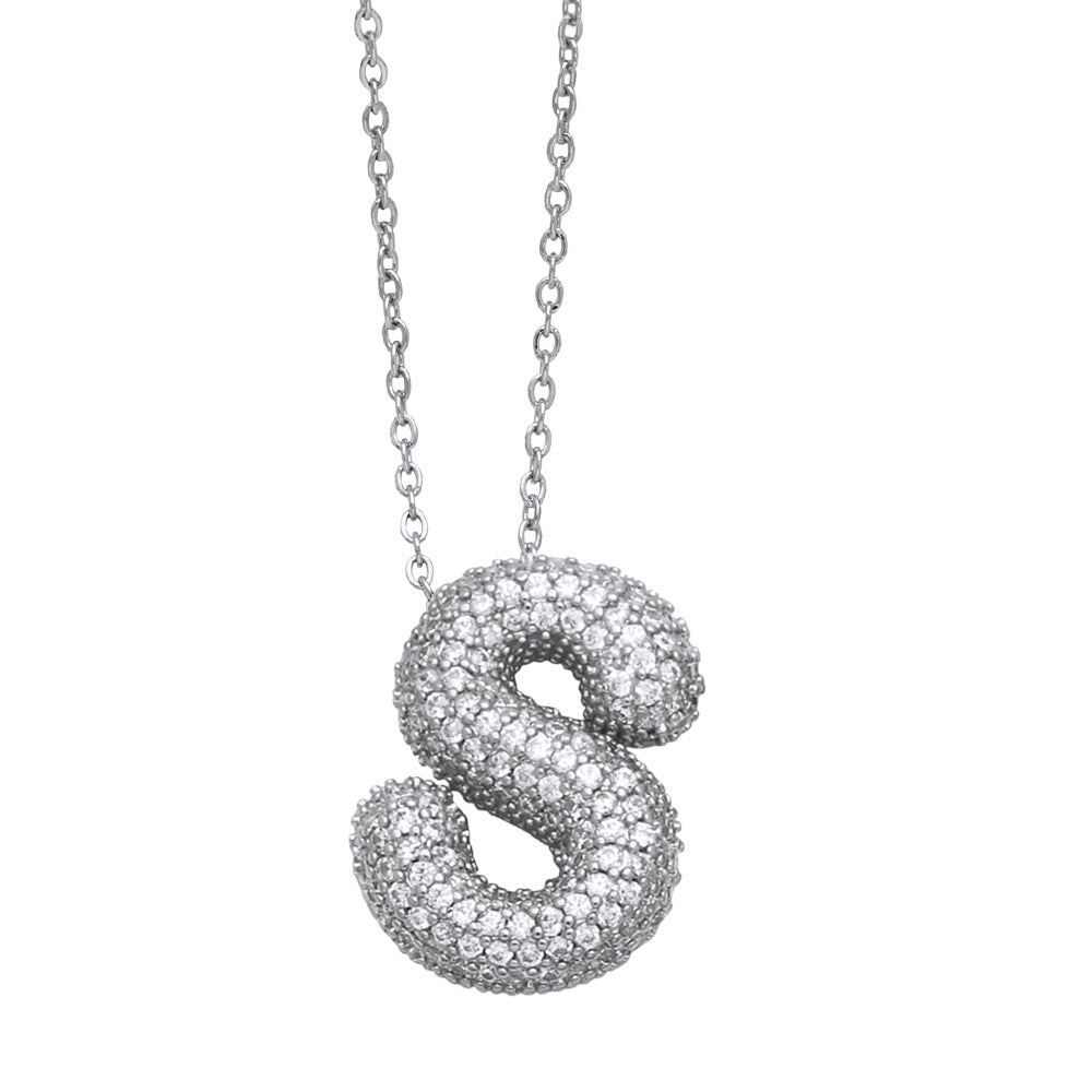Luxe Initials - Halsband med chunky bokstavsdesign