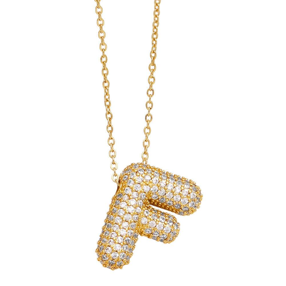 Luxe Initials - Halsband med chunky bokstavsdesign