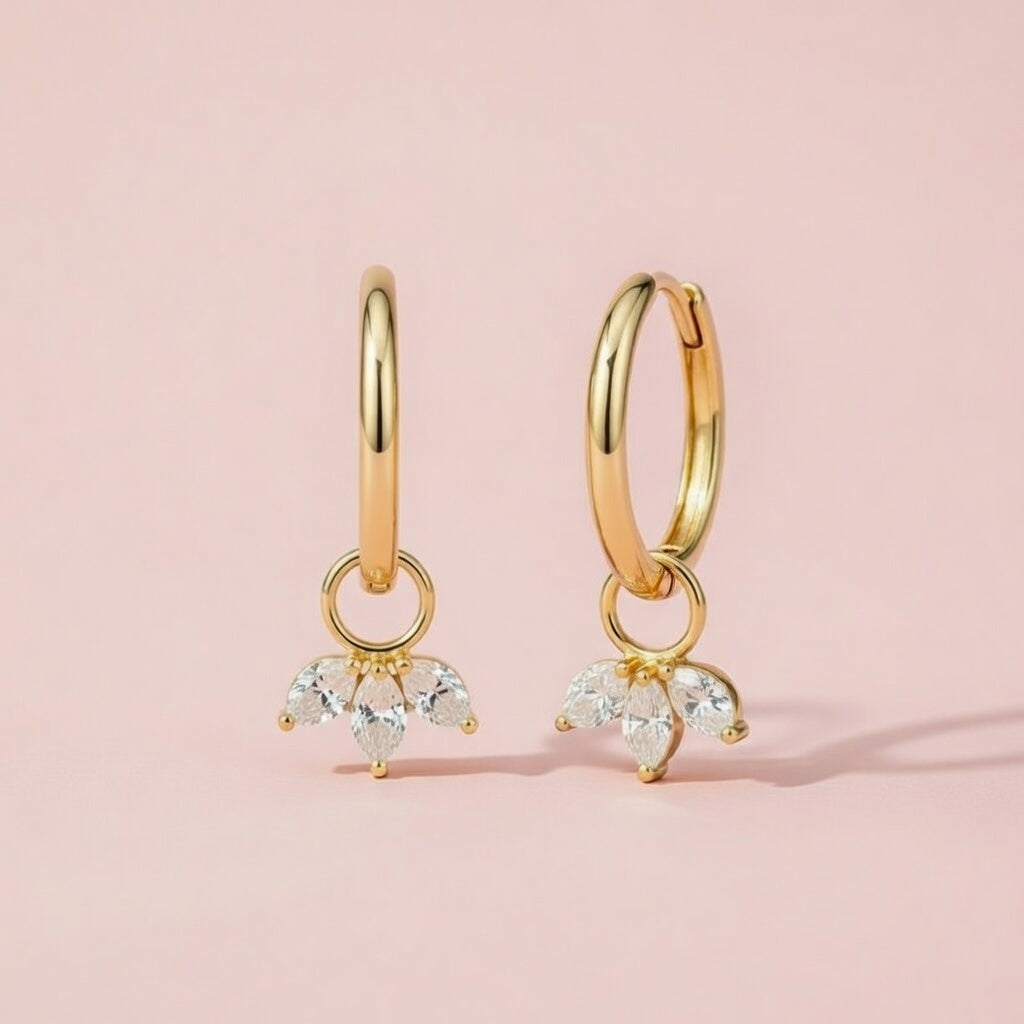 Nadine - Hoops med hängande dekoration