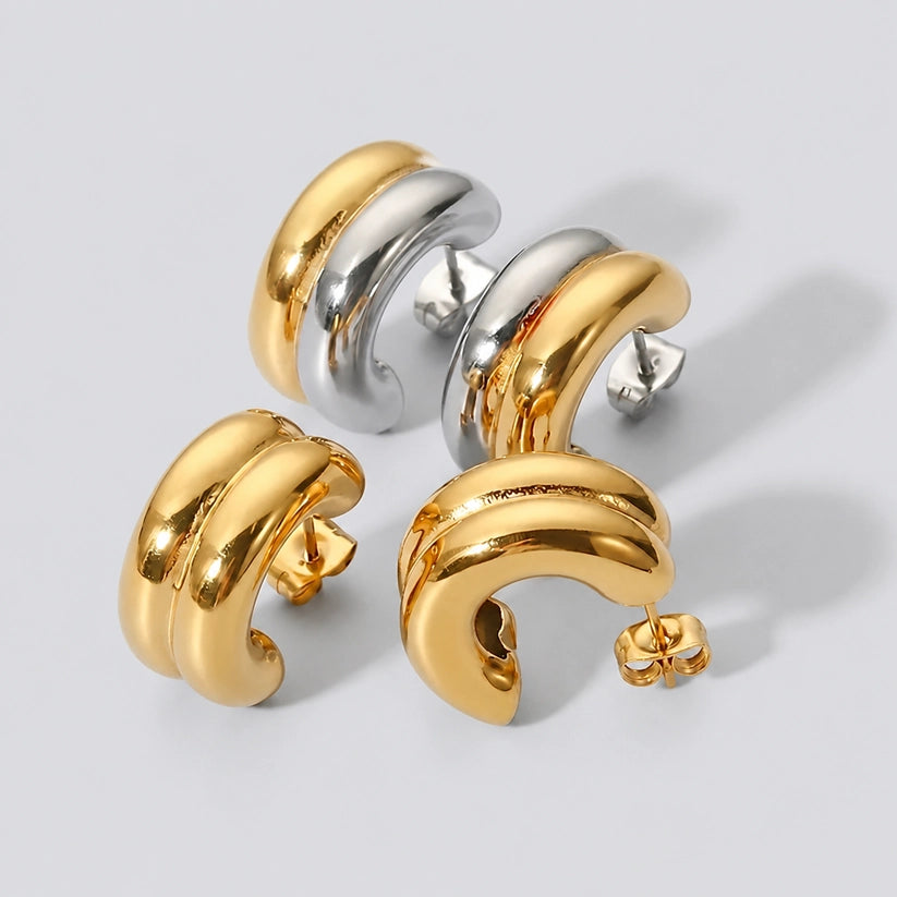 Chunky - Kraftigare hoops i J-form
