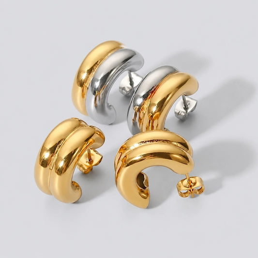 Chunky - Kraftigare hoops i J-form