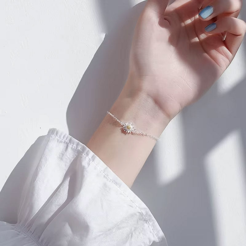 Daisy Flower - Armband med tusensköna