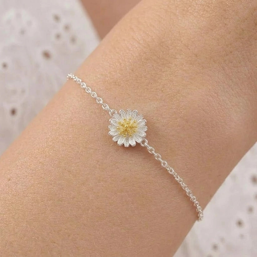 Daisy Flower - Armband med tusensköna