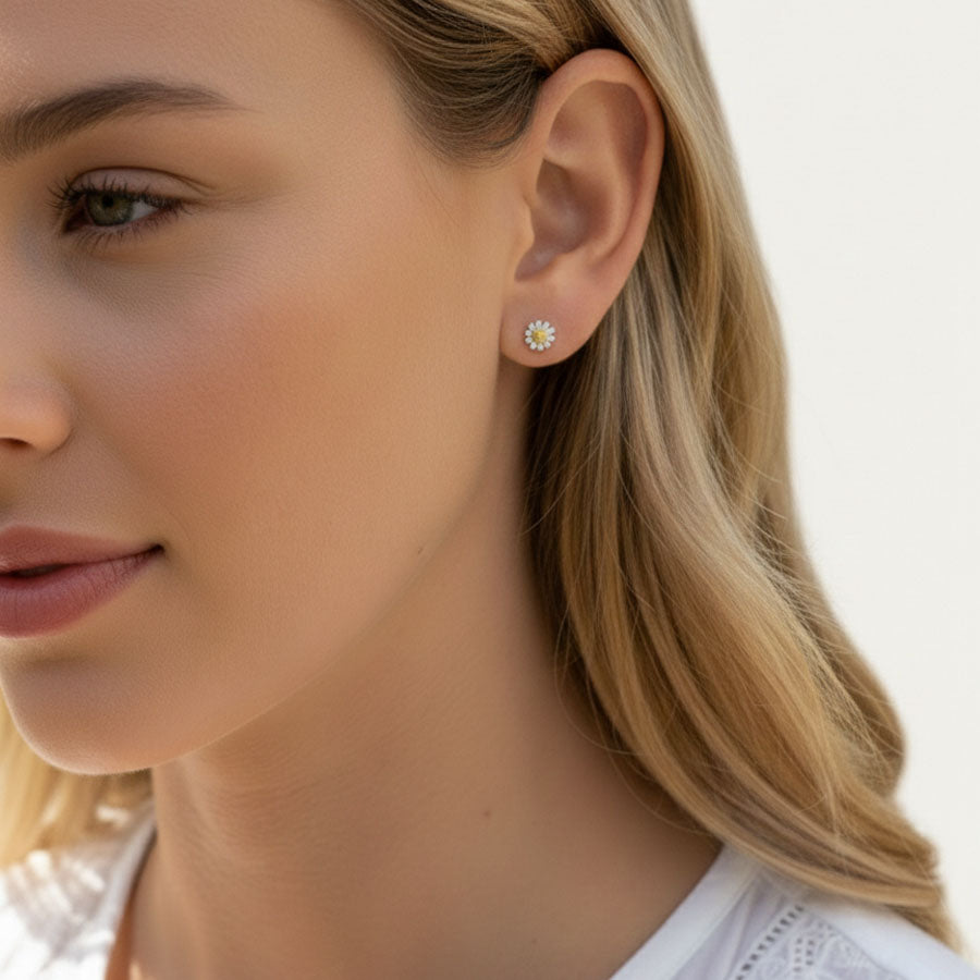 Daisy Flower - Studs med tusensköna och skruvplopp