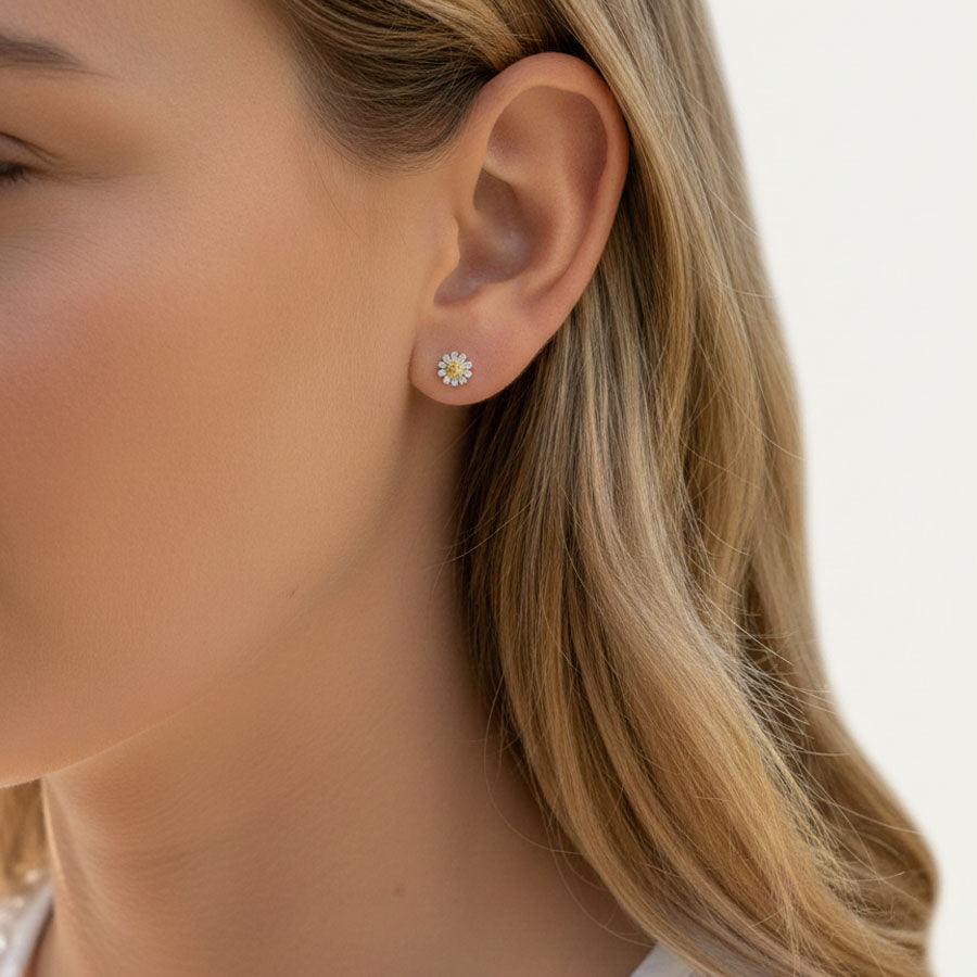 Daisy Flower - Studs med tusensköna och skruvplopp