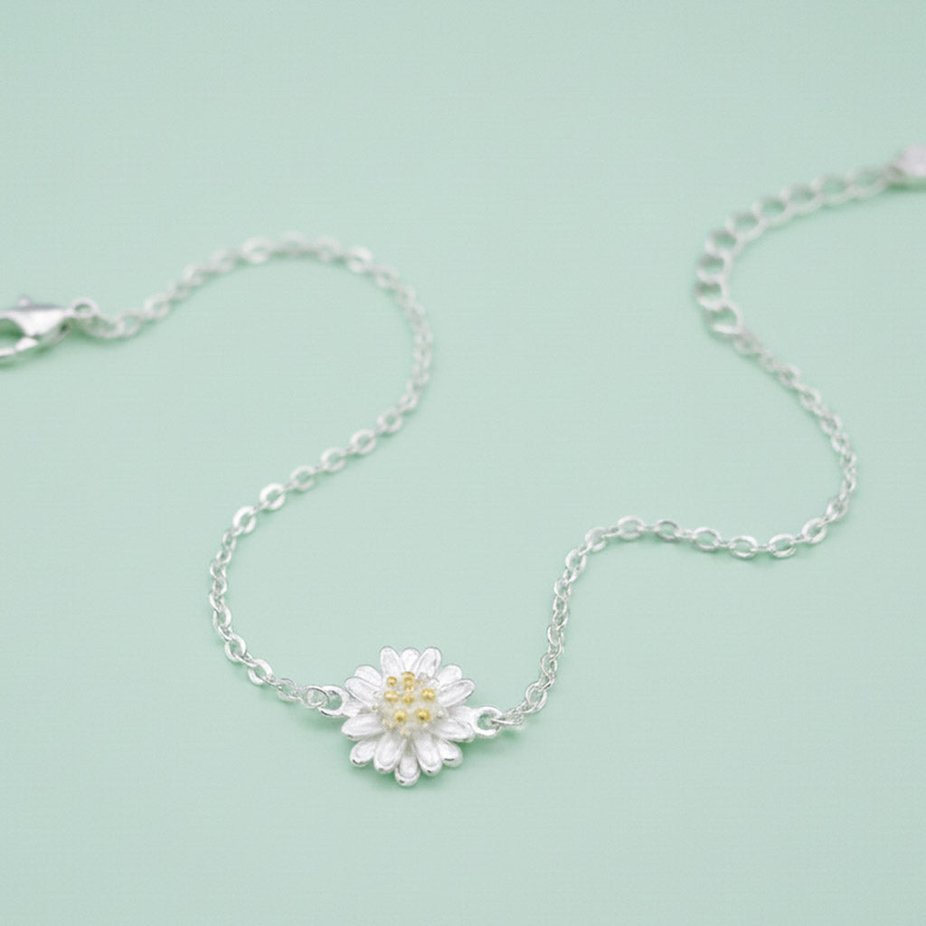 Daisy Flower - Armband med tusensköna