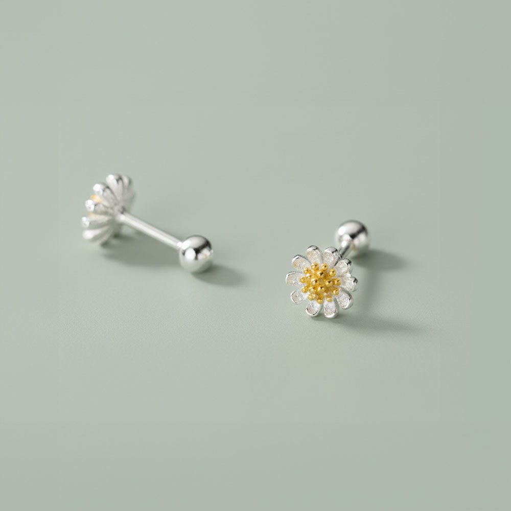Daisy Flower - Studs med tusensköna och skruvplopp