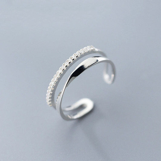 Disa - Justerbar ring med stenar