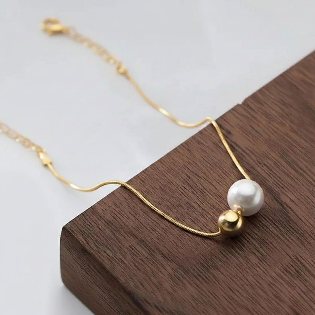 Divine - Armband med pärla