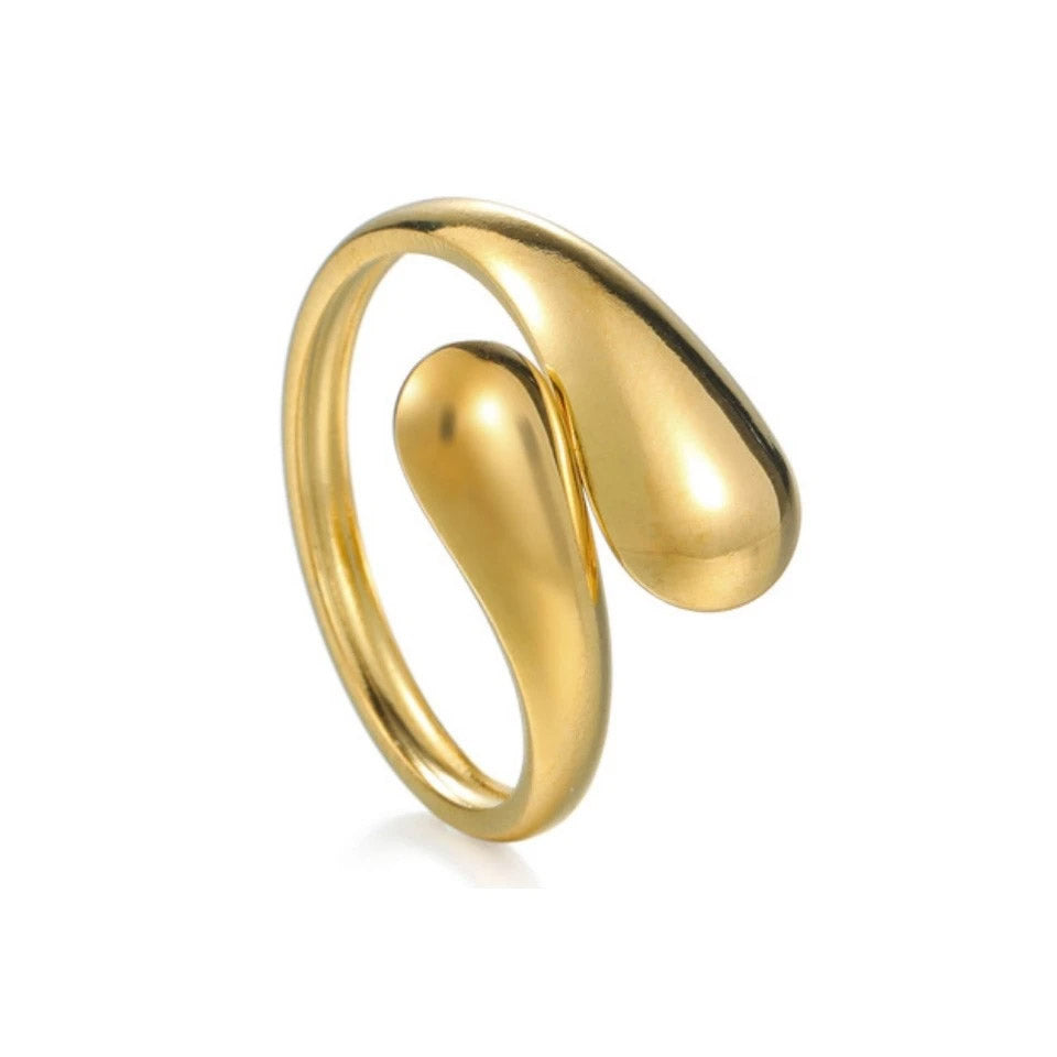 Eclipse - Justerbar ring med droppform