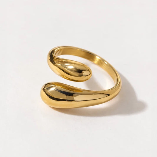 Eclipse – Justerbar ring med droppform
