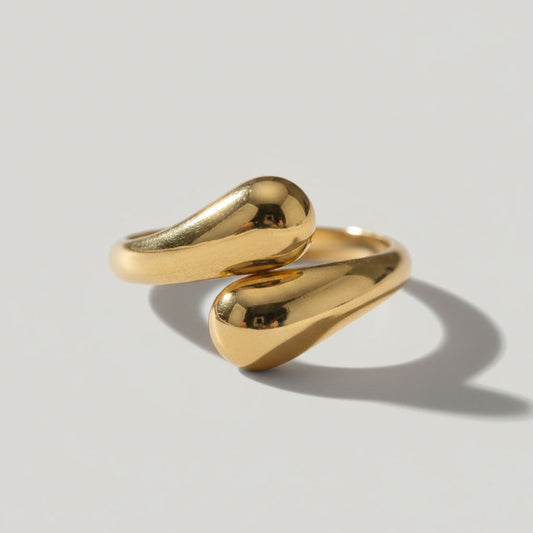 Eclipse - Justerbar ring med droppform