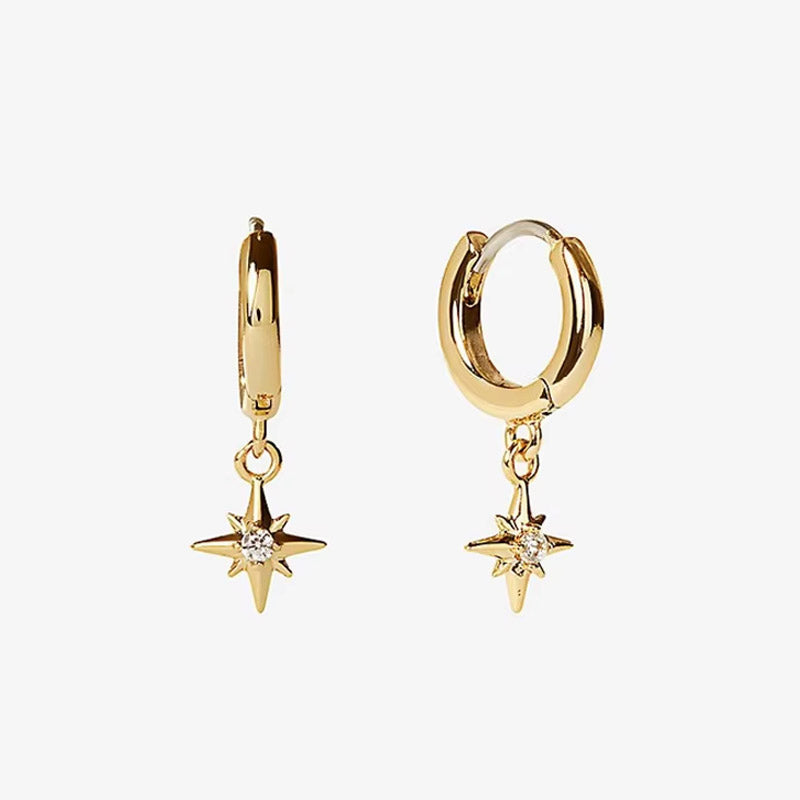 Edda - Hoops med hängande stjärnor