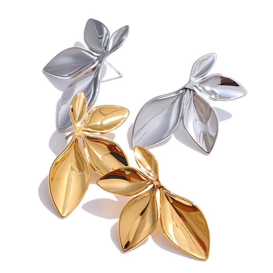 Eden - Statement studs i bladform